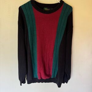 Vintage Steve Stricker for Fairway Sport golf color block sweater size XL